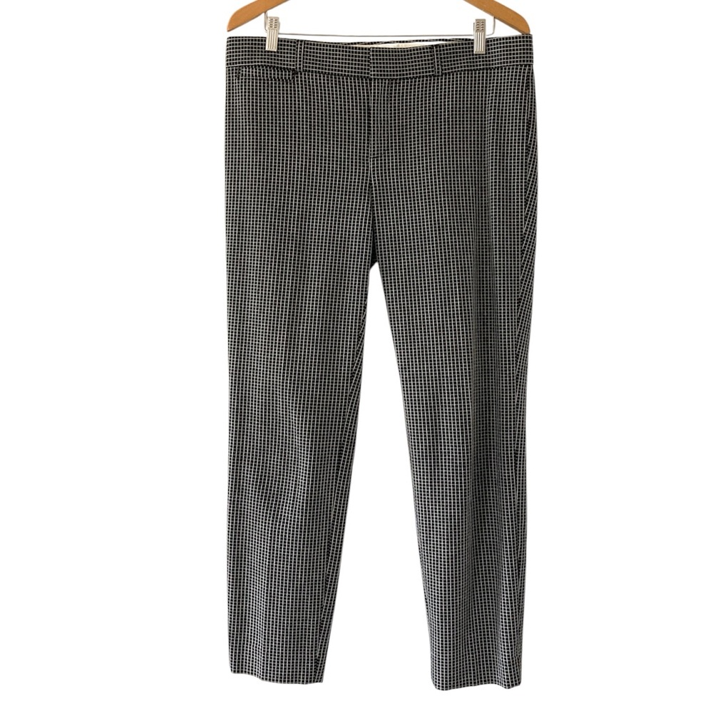 Banana Republic Sloan 12 Black and White Pants